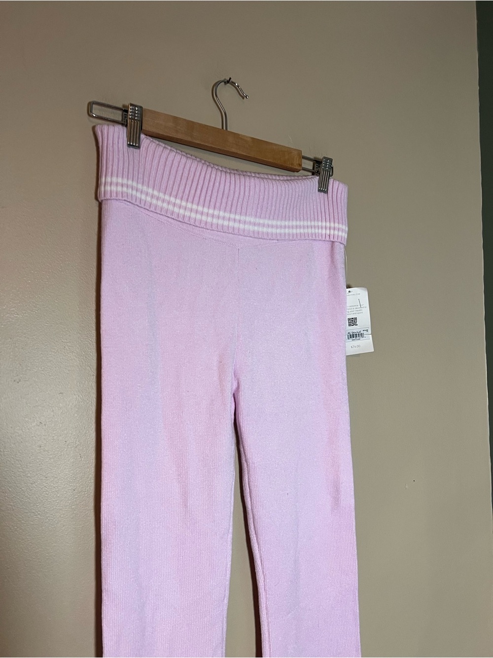Altard State As Revival Pink Knit Pullover Flared Pants - Picture 2 of 6